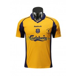 Liverpool Trøje Retro Udebane Fodboldsæt 2000-2001 Kortærmet 