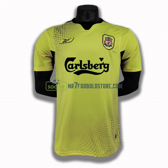 Liverpool Trøje Retro Udebane Fodboldsæt 2004-2005 Kortærmet 