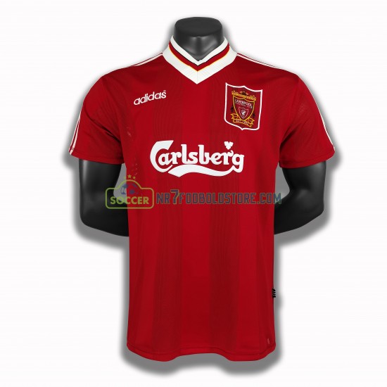 Liverpool Trøje Retro Hjemmebane Fodboldsæt 1995 Kortærmet 