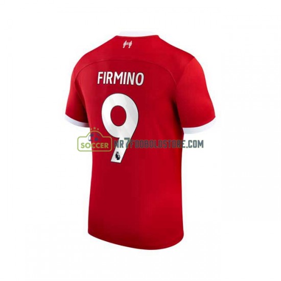 Liverpool Trøje Roberto Firmino 9 Mænd Hjemmebane Fodboldsæt 2023-2024 Kortærmet