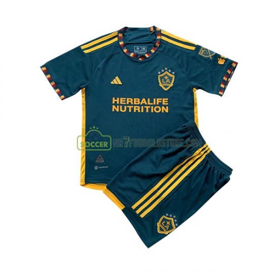 Los Angeles Galaxy Trøje Børn Udebane Fodboldsæt 2023-2024 Kortærmet
