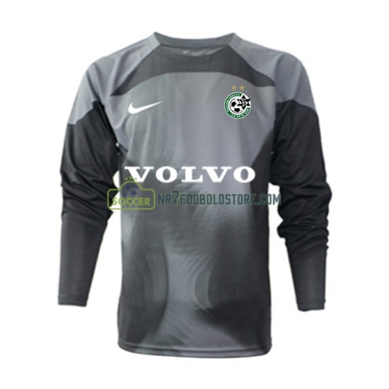 Maccabi Haifa Trøje Målmand Mænd Hjemmebane Fodboldsæt 2022-2023 Langærmet