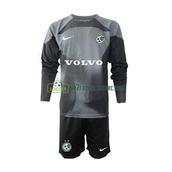 Maccabi Haifa Trøje Målmand Børn Hjemmebane Fodboldsæt 2022-2023 Langærmet