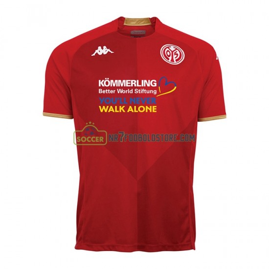 Mainz 5 Trøje Hjemmebane Fodboldsæt 2022-2023 Kortærmet
