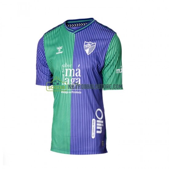 Málaga CF Trøje Mænd Udebane Fodboldsæt 2023-2024 Kortærmet