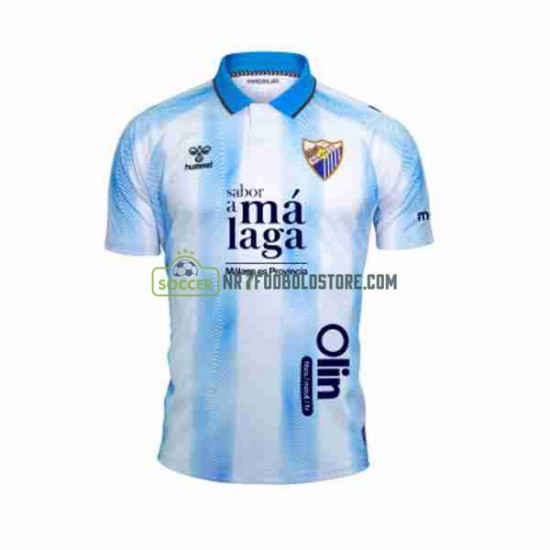 Málaga CF Trøje Mænd Hjemmebane Fodboldsæt 2023-2024 Kortærmet