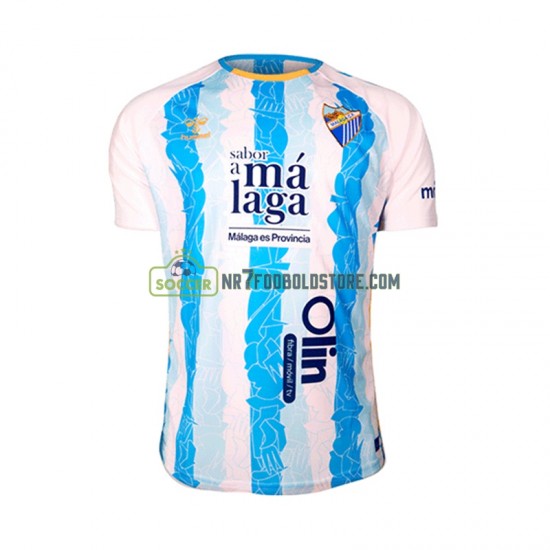 Málaga CF Trøje Mænd Hjemmebane Fodboldsæt 2024-2025 Kortærmet