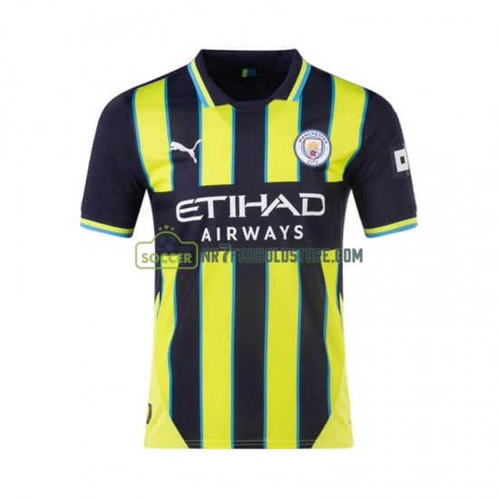 Manchester City Trøje Mænd Udebane Fodboldsæt 2024-2025 Kortærmet