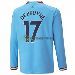 Manchester City Trøje De Bruyne 17 Hjemmebane Fodboldsæt 2022-2023 Langærmet