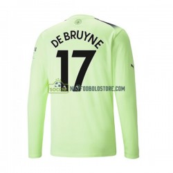 Manchester City Trøje De Bruyne 17 Mænd 3. Valg Fodboldsæt 2022-2023 Langærmet