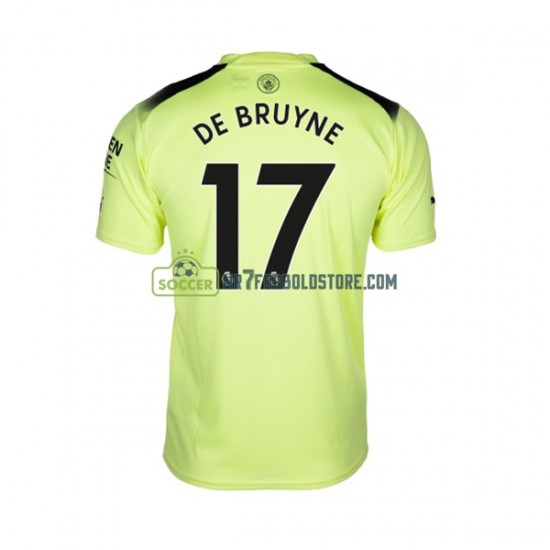 Manchester City Trøje De Bruyne 17 Mænd 3. Valg Fodboldsæt 2022-2023 Kortærmet
