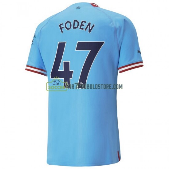 Manchester City Trøje Foden 47 Hjemmebane Fodboldsæt 2022-2023 Kortærmet