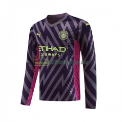 Manchester City Trøje Målmand Mænd Udebane Fodboldsæt 2023-2024 Langærmet