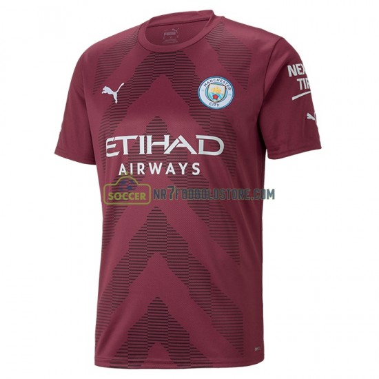 Manchester City Trøje Målmand Hjemmebane Fodboldsæt 2022-2023 Kortærmet