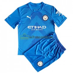 Manchester City Trøje Børn Udebane Fodboldsæt 2022-2023 Kortærmet