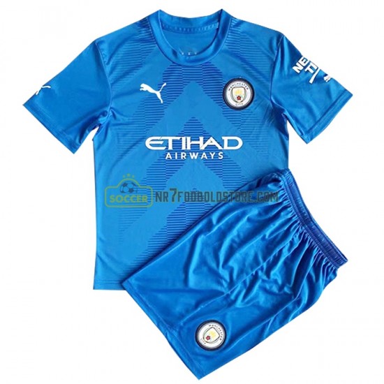 Manchester City Trøje Børn Udebane Fodboldsæt 2022-2023 Kortærmet