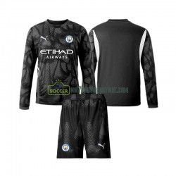 Manchester City Trøje Målmand Børn 4. Valg Fodboldsæt 2024-2025 Langærmet