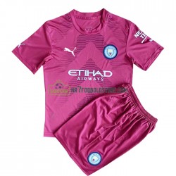 Manchester City Trøje Målmand Børn Hjemmebane Fodboldsæt 2022-2023 Kortærmet