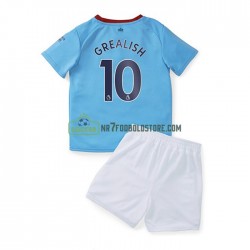 Manchester City Trøje Grealish 10 Børn Hjemmebane Fodboldsæt 2022-2023 Kortærmet