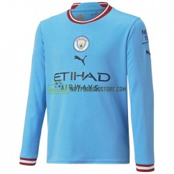 Manchester City Trøje Hjemmebane Fodboldsæt 2022-2023 Langærmet