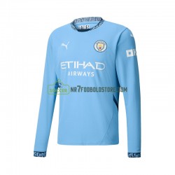 Manchester City Trøje Mænd Hjemmebane Fodboldsæt 2024-2025 Langærmet