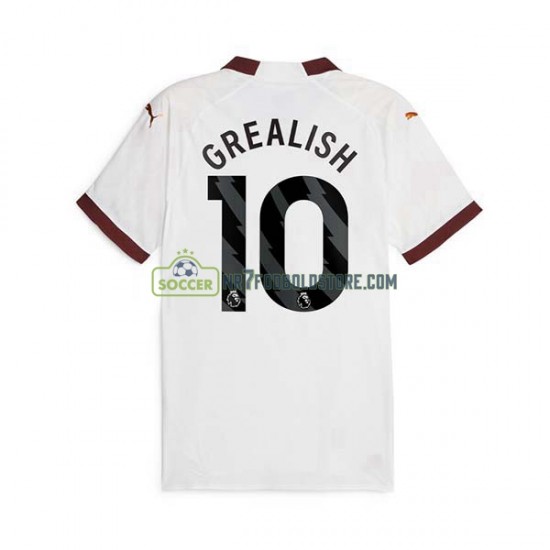 Manchester City Trøje Jack Grealish 10 Mænd Udebane Fodboldsæt 2023-2024 Kortærmet