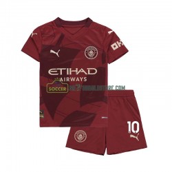 Manchester City Trøje Jack Grealish 10 Børn 3. Valg Fodboldsæt 2024-2025 Kortærmet