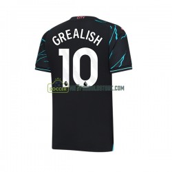 Manchester City Trøje Jack Grealish 10 Mænd 3. Valg Fodboldsæt 2023-2024 Kortærmet