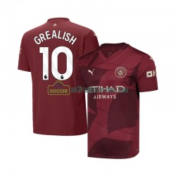Manchester City Trøje Jack Grealish 10 Mænd 3. Valg Fodboldsæt 2024-2025 Kortærmet
