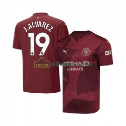 Manchester City Trøje Julian Alvarez 19 Mænd 3. Valg Fodboldsæt 2024-2025 Kortærmet