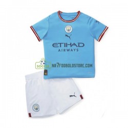 Manchester City Trøje Mahrez 26 Børn Hjemmebane Fodboldsæt 2022-2023 Kortærmet