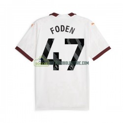 Manchester City Trøje Phil Foden 47 Mænd Udebane Fodboldsæt 2023-2024 Kortærmet