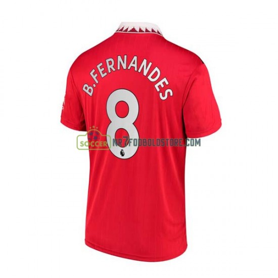 Manchester United Trøje Bruno Fernandes 8 Mænd Hjemmebane Fodboldsæt 2022-2023 Kortærmet