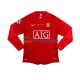 Manchester United Trøje Cristiano Ronaldo 7 Champion League 2007 Retro Mænd Hjemmebane Fodboldsæt Langærmet