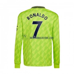Manchester United Trøje Cristiano Ronaldo Mænd 3. Valg Fodboldsæt 2022-2023 Langærmet