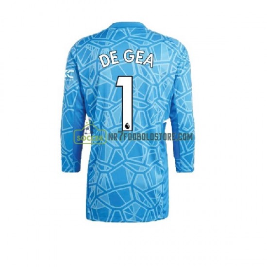 Manchester United Trøje DE GEA 1 Målmand Mænd Hjemmebane Fodboldsæt 2022-2023 Langærmet