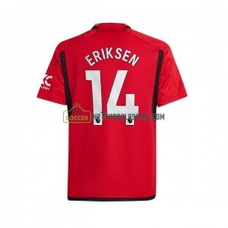 Manchester United Trøje Eriksen 14 Mænd Hjemmebane Fodboldsæt 2023-2024 Kortærmet