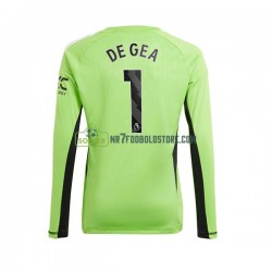 Manchester United Trøje De Gea 1 Målmand Mænd Hjemmebane Fodboldsæt 2023-2024 Langærmet