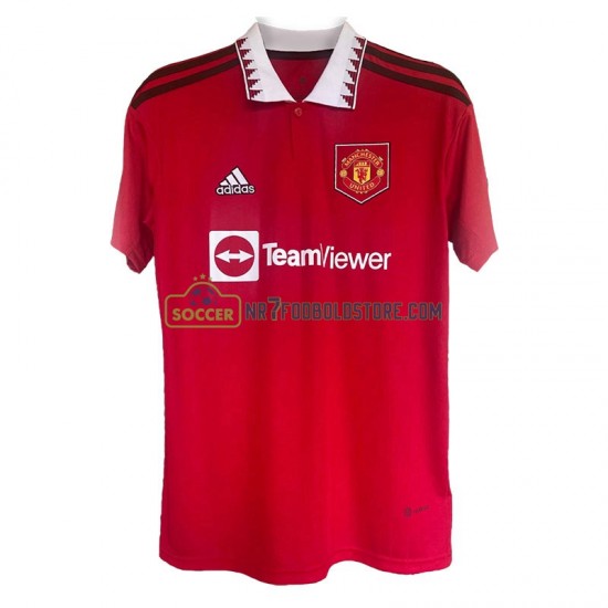 Manchester United Trøje Hjemmebane Fodboldsæt 2022-2023 Kortærmet