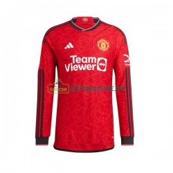 Manchester United Trøje Mænd Hjemmebane Fodboldsæt 2023-2024 Langærmet