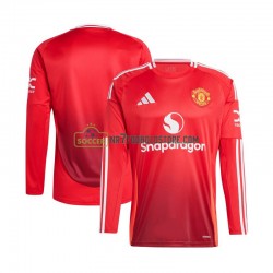 Manchester United Trøje Mænd Hjemmebane Fodboldsæt 2024-2025 Langærmet