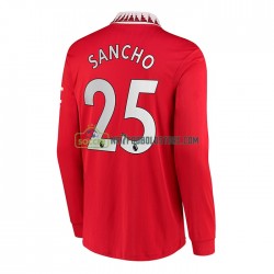 Manchester United Trøje Jadon Sancho 25 Mænd Hjemmebane Fodboldsæt 2022-2023 Langærmet