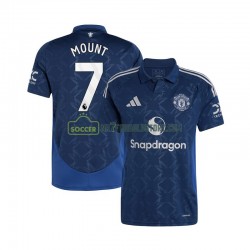 Manchester United Trøje Mason Mount 7 Mænd Udebane Fodboldsæt 2024-2025 Kortærmet