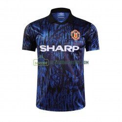 Manchester United Trøje Retro Udebane Fodboldsæt 1993 Kortærmet 