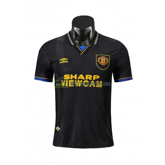 Manchester United Trøje Retro Udebane Fodboldsæt 1994 Kortærmet 