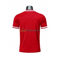 Manchester United Trøje Retro Hjemmebane Fodboldsæt 1986 Kortærmet 