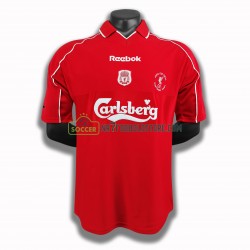 Manchester United Trøje Retro Hjemmebane Fodboldsæt 2000-2001 Kortærmet 