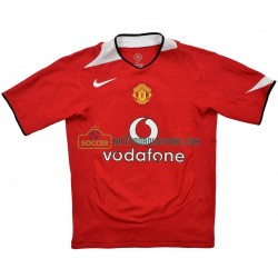 Manchester United Trøje Hjemmebane Fodboldsæt 2004-2006 Kortærmet