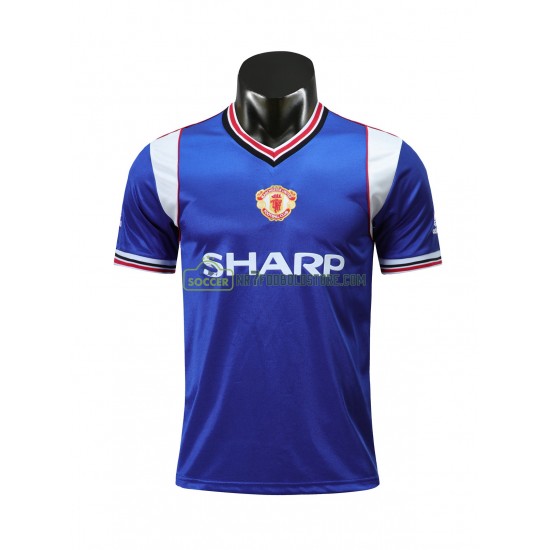 Manchester United Trøje Retro 3 Valg Fodboldsæt 1985 Kortærmet 
