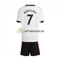 Manchester United Trøje Ronaldo 7 Børn Udebane Fodboldsæt 2022-2023 Kortærmet